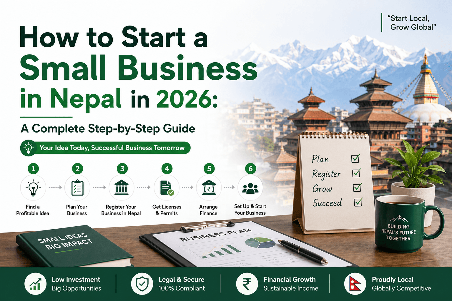 How to Start a Small Business in Nepal in 2026: A Complete Step-by-Step Guide