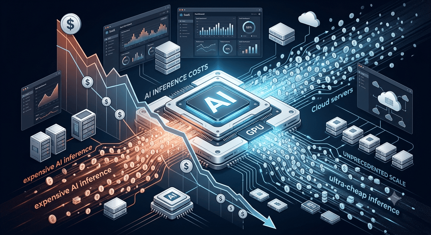 AI cost collapse and falling inference prices reshaping SaaS margins