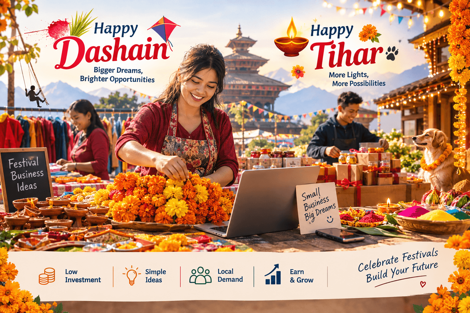 Dashain and Tihar business ideas